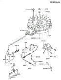 Part Location Diagram of 55020-2096 Kawasaki Guard