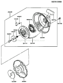 Page K Diagram and Parts List for FA210R BS01 Kawasaki Engine