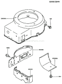 Page D Diagram and Parts List for FA210R BS01 Kawasaki Engine