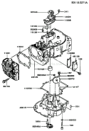 Part Location Diagram of 14024-2055 Kawasaki Cover