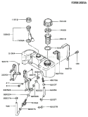 Part Location Diagram of 11009-2525 Kawasaki Gasket