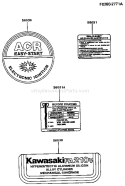 Page H Diagram and Parts List for FA210R BS01 Kawasaki Engine