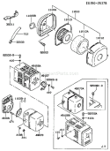 Page A Diagram and Parts List for FA210R KS00 Kawasaki Engine