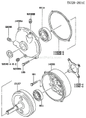 Page J Diagram and Parts List for FA210R KS00 Kawasaki Engine