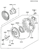 Part Location Diagram of 49088-2320-YK Kawasaki Starter-Recoil