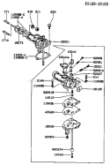 Page B Diagram and Parts List for FA210D MS00 Kawasaki Engine