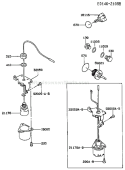 Page I Diagram and Parts List for FA210R KS00 Kawasaki Engine
