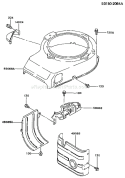 Page D Diagram and Parts List for FB460V-AS27  Kawasaki Engine
