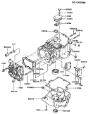 Page E Diagram and Parts List for FB460V-AS30  Kawasaki Engine