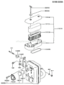 Page A Diagram and Parts List for FB460V AS31 Kawasaki Engine