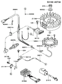 Page F Diagram and Parts List for FB460V AS36 Kawasaki Engine
