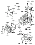 Page E Diagram and Parts List for FB460V AS38 Kawasaki Engine