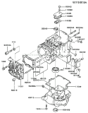 Page E Diagram and Parts List for FB460V-BS11  Kawasaki Engine