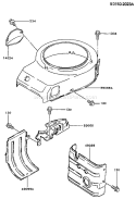 Page D Diagram and Parts List for FB460V-BS18  Kawasaki Engine