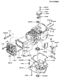 Page E Diagram and Parts List for FB460V-BS18  Kawasaki Engine