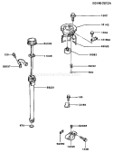Page H Diagram and Parts List for FB460V-BS11  Kawasaki Engine