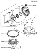 Page K Diagram and Parts List for FB460V-BS19  Kawasaki Engine