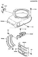 Page D Diagram and Parts List for FB460V-BS19  Kawasaki Engine