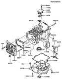 Page E Diagram and Parts List for FB460V-BS19  Kawasaki Engine