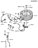 Page F Diagram and Parts List for FB460V-BS19  Kawasaki Engine