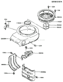 Part Location Diagram of 11043-2163 Kawasaki Bracket