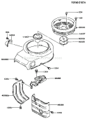 Page D Diagram and Parts List for FB460V-BS23  Kawasaki Engine