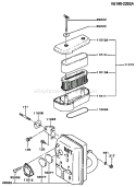 Page A Diagram and Parts List for FB460V BS29 Kawasaki Engine