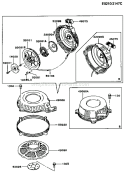 Page J Diagram and Parts List for FB460V BS29 Kawasaki Engine