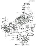 Page E Diagram and Parts List for FB460V BS29 Kawasaki Engine