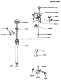 Page H Diagram and Parts List for FB460V-BS28  Kawasaki Engine