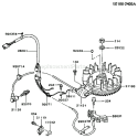 Page F Diagram and Parts List for FB460V BS32 Kawasaki Engine