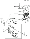Page A Diagram and Parts List for FB460V BS33 Kawasaki Engine