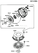 Page J Diagram and Parts List for FB460V BS33 Kawasaki Engine