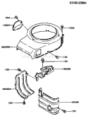 Page D Diagram and Parts List for FB460V BS33 Kawasaki Engine