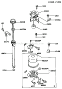 Page H Diagram and Parts List for FB460V BS33 Kawasaki Engine