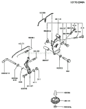 Page C Diagram and Parts List for FB460V-CS16  Kawasaki Engine
