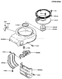 Page D Diagram and Parts List for FB460V-CS16  Kawasaki Engine