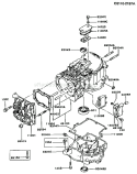 Page E Diagram and Parts List for FB460V-CS16  Kawasaki Engine