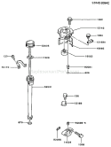 Page H Diagram and Parts List for FB460V-CS16  Kawasaki Engine