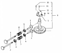 ValveCam Shaft Diagram and Parts List for FB460V-DS08  Kawasaki Engine