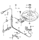Electric Equipment Diagram and Parts List for FB460V-DS08  Kawasaki Engine