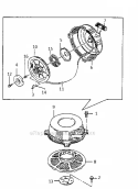 Starter Diagram and Parts List for FB460V-DS08  Kawasaki Engine