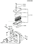 Page A Diagram and Parts List for FB460V-CS12  Kawasaki Engine