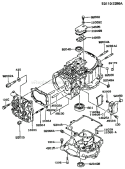 Page E Diagram and Parts List for FB460V-CS12  Kawasaki Engine