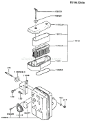 Page A Diagram and Parts List for FB460V-CS20  Kawasaki Engine
