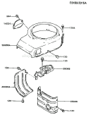 Page D Diagram and Parts List for FB460V-CS20  Kawasaki Engine