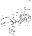 Page F Diagram and Parts List for FB460V-CS20  Kawasaki Engine