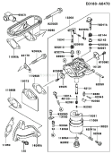 Page B Diagram and Parts List for FB460V ES33 Kawasaki Engine