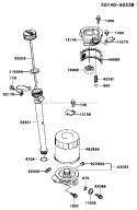Page H Diagram and Parts List for FB460V ES33 Kawasaki Engine