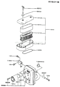 Page A Diagram and Parts List for FB460V FS08 Kawasaki Engine